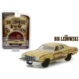 The Dude\s 1973 Ford Gran Torino The Big Lebowski Movie (1998) Hollywood Series 18 1/64 Diecast Model Car by Greenlight