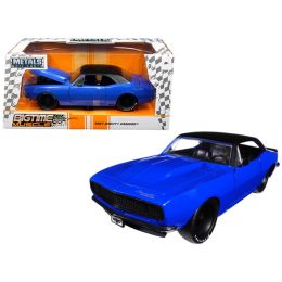 1967 Chevrolet Camaro Blue \Big Time Muscle\ 1/24 Diecast Model Car by Jada