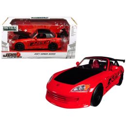 2001 Honda S2000 Red \JDM Tuners\ 1/24 Diecast Model Car by Jada