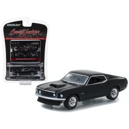 1969 Ford Mustang Boss 429 Black Barrett Jackson \Scottsdale Edition\ Series 2 1/64 Diecast Model Car by Greenlight