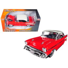 1957 Chevrolet Bel Air Red \Showroom Floor\1/24 Diecast Model Car by Jada