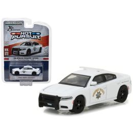 2016 Dodge Charger California Highway Patrol (CHP) White 1/64 Diecast Model Car by Greenlight