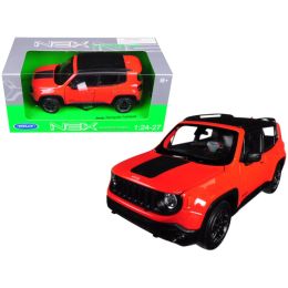 Jeep Renegade Trailhawk Orange 1/24 - 1/27 Diecast Model Car by Welly