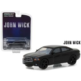 2011 Dodge Charger John Wick Movie (2014) Hollywood Series 19 1/64 Diecast Model Car by Greenlight