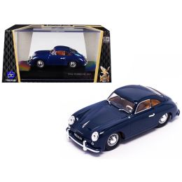 1952 Porsche 356 Coupe Dark Blue 1/43 Diecast Model Car by Road Signature