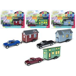 \Tiny Houses\ Set of 3 Trucks 1/64 Diecast Model Cars by Johnny Lightning