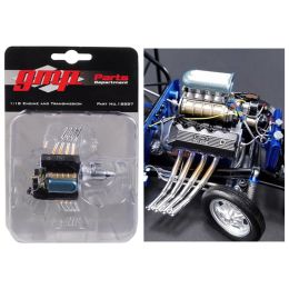 Engine and Transmission Replica 427 Blown SONC Gasser Ohio George\s 1967 Ford Mustang 1/18 by GMP