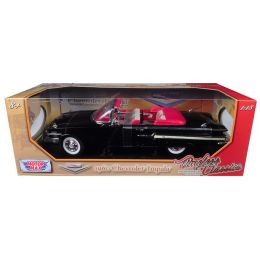 1960 Chevrolet Impala Convertible Black 1/18 Diecast Car Model by Motormax