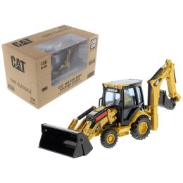 CAT Caterpillar 432E Side Shift Backhoe Loader with Operator Core Classics Series 1/50 Diecast Model by Diecast Masters