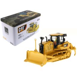 CAT Caterpillar D7E Track Type Tractor with Electric Drive with Operator 1/50 Diecast Model by Diecast Masters