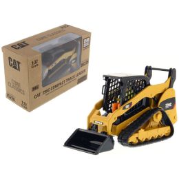 CAT Caterpillar 299C Compact Track Loader with Working Tools with Operator Core Classics Series 1/32 Diecast Model by Diecast Masters