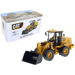 CAT Caterpillar 938K Wheel Loader with Interchangeable Work Tools: Bucket and Fork with Operator 1/50 Diecast Model by Diecast Masters