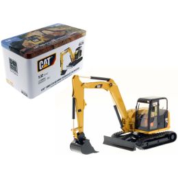 CAT Caterpillar 308E2 CR SB Mini Hydraulic Excavator with Working Tools and Operator High Line Series 1/32 Diecast Model by Diecast Masters