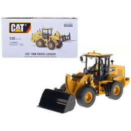 CAT Caterpillar 930K Wheel Loader with Interchangeable Work Tools: Bucket and Fork and Operator High Line Series 1/50 Diecast Model by Diecast Masters