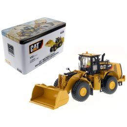 Caterpillar 980K Wheel Loader with Operator Material Handling Configuration High Line Series 1/50 Diecast Model by Diecast Masters