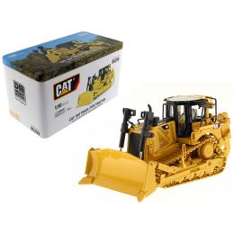 CAT Caterpillar D8T Track-Type Tractor with Single-Shank Ripper with Operator High Line Series 1/50 Diecast Model by Diecast Masters