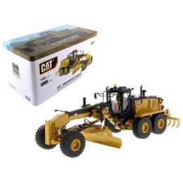 CAT Caterpillar 16M3 Motor Grader with Operator High Line Series 1/50 Diecast Model by Diecast Masters