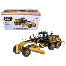 CAT Caterpillar 18M3 Motor Grader with Operator High Line Series 1/50 Diecast Model by Diecast Masters