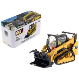 CAT Caterpillar 259D Compact Track Loader with Operator  and Tools High Line Series 1/50 Diecast Model by Diecast Masters