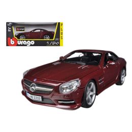 Mercedes SL 500 Coupe Red 1/24 Diecast Car Model by Bburago