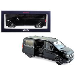 2017 Mercedes V Class Van AMG-Line Black Metallic 1/18 Diecast Model Car by Norev