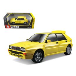 Lancia Delta HF Integrale Evo 2 Yellow 1/24 Diecast Car Model by Bburago