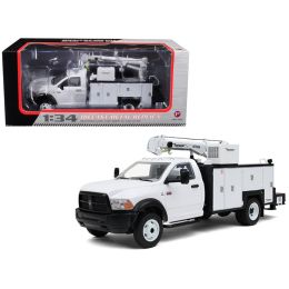 Dodge Ram 5500 with Maintainer Service Body White 1/34 Diecast Model by First Gear