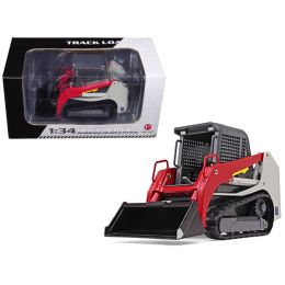 Track Loader Gray/Red 1/34 Diecast Model Car by First Gear