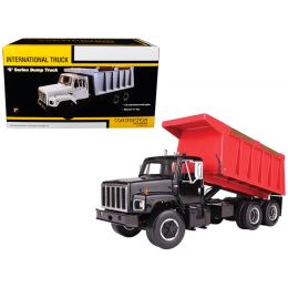 International S Series Dump Truck Black 1/25 Diecast Model by First Gear