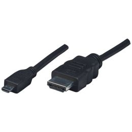 Manhattan(R) 324427 HDMI(R) Male to Micro Male Cable, 6.6ft