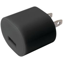 iEssentials(R) IE-AC1-USB 1-Amp USB Wall Charger (Black)