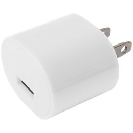 iEssentials(R) IE-AC1USB-WT 1-Amp USB Wall Charger (White)