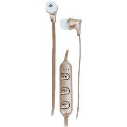 iEssentials(R) IE-BTELX-GLD Lux Bluetooth(R) Earbuds with Microphone (Gold)