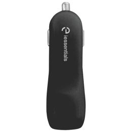 iEssentials(R) IE-PCP-2U 2.1-Amp Dual-USB Car Charger (Black)