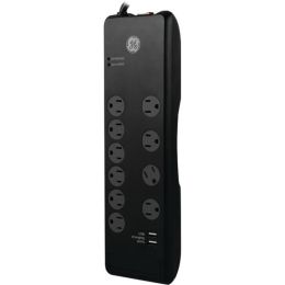 GE(R) 14096 10-Outlet Surge Protector with 2 USB Ports