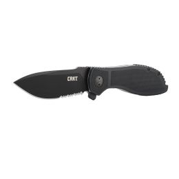 CRKT Prowess Folder 3.37 Black ComboedgeGRN Handle