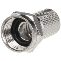 GE(R) 33616 RG6 Twist-on Coaxial Connectors, 2 pk