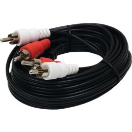 GE(R) 34762 Dual RCA Audio Cable, 15ft