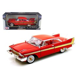 1958 Plymouth Fury Red 1/18 Diecast Model Car by Motormax