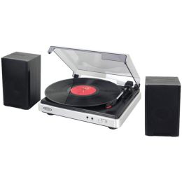 JENSEN(R) JTA-325 3-Speed Turntable with Stereo Speakers