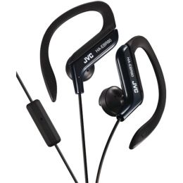 JVC(R) HAEBR80B In-Ear Sports Headphones with Microphone & Remote (Black)