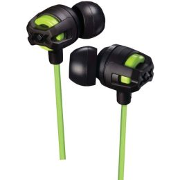 JVC(R) HAFX103MG XX Series Xtreme Xplosives Earbuds with Microphone (Green)