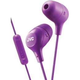 JVC(R) HAFX38MV Marshmallow(R) Inner-Ear Headphones with Microphone (Purple)