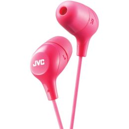 JVC(R) HAFX38P Marshmallow(R) Inner-Ear Headphones (Pink)