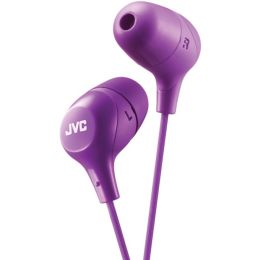 JVC(R) HAFX38V Marshmallow(R) Inner-Ear Headphones (Purple)