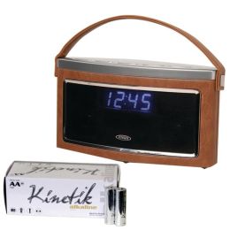 Jensen Smps-725 Bluetooth Stereo Speaker With Am/fm Radio & Kinetik Aa 50pkpk