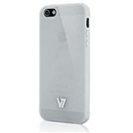 V7 PA13FW-2N ULTRATHIN FLEXIBLE TPU COVER-WHT - iPhone - White - Translucent, Matte - Thermoplastic Polyurethane (TPU)