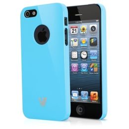 V7 High Gloss Case for iPhone 5/5S - Blue - iPhone - Blue - Glossy - Polycarbonate