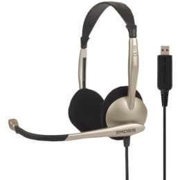 KOSS(R) 178188 CS100 USB On-Ear, Over-the-Head Stereophone Headset