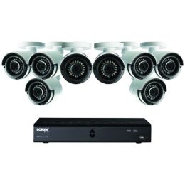 Lorex by FLIR(R) LHA21081TC8B 8-Channel MPX 1080p HD 1TB DVR with 8 Weatherproof IR Cameras